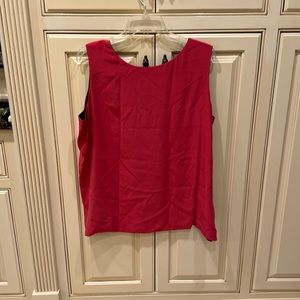 Reversible silk sleeveless blouse size Xl